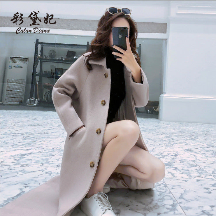 Yipinpay 2024 Spring / Summer Ebaywish Lapel Women's Woolen Coat