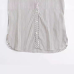 Yipinpay New Slim Striped Long-Sleeved Casual Shirt In Autumn 2298163