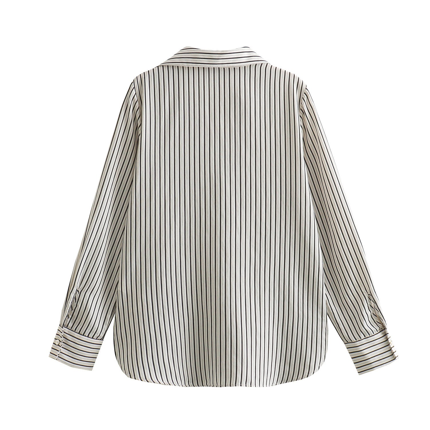 Yipinpay New Slim Striped Long-Sleeved Casual Shirt In Autumn 2298163