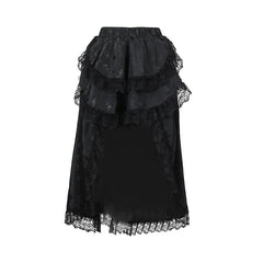 Yipinpay Autumn New Trailing Waist Skirt Temperament Elegant Court Style Jacquard Spliced Blouse Girl